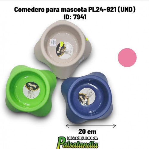 Comedero para mascota PL24-921 (UND)