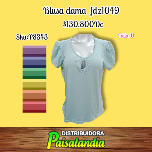 Camiseta dama piel durazno fdz1049