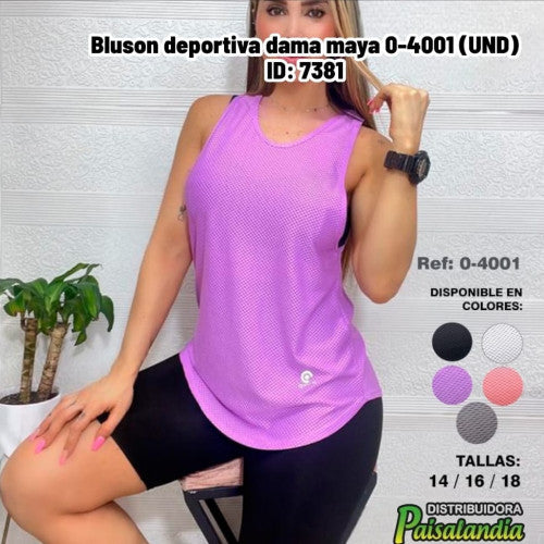 Bluson deportiva dama maya 0-4001 (UND)