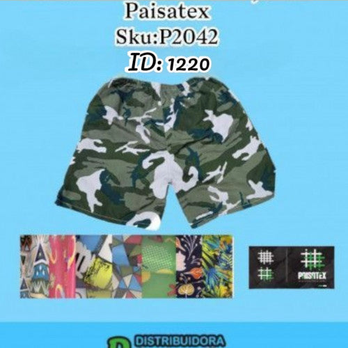 Pantaloneta hawaiana impermeable junior paisatex ptx3-15-95 (DC)