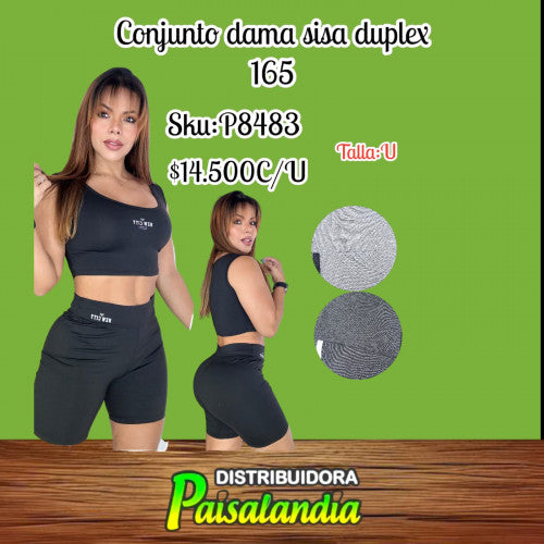 Conjunto dama sisa suplex 165