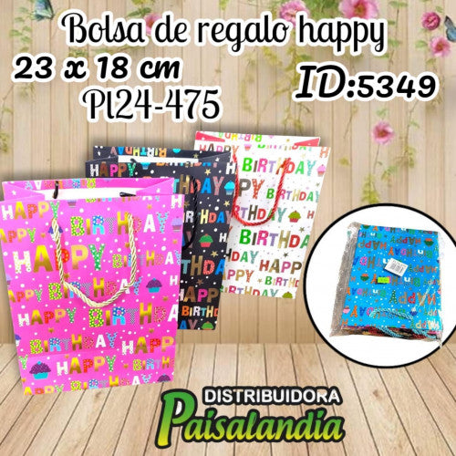 Bolsa de regalo happy PL24-475 (DC)