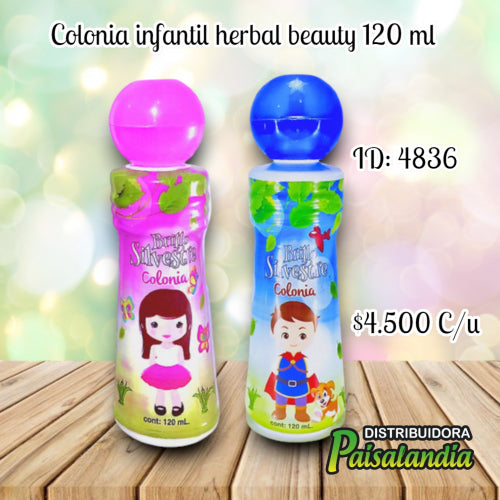Colonia infantil herbal beauty 120 ml (UND)