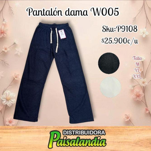 Pantalon dama w005 (UND)