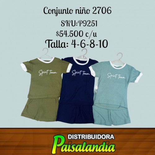 conjunto niño anyitex estampado 2706 (UND)