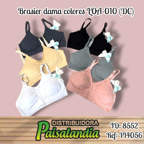 Brasier dama colores LOA-010 (DC)