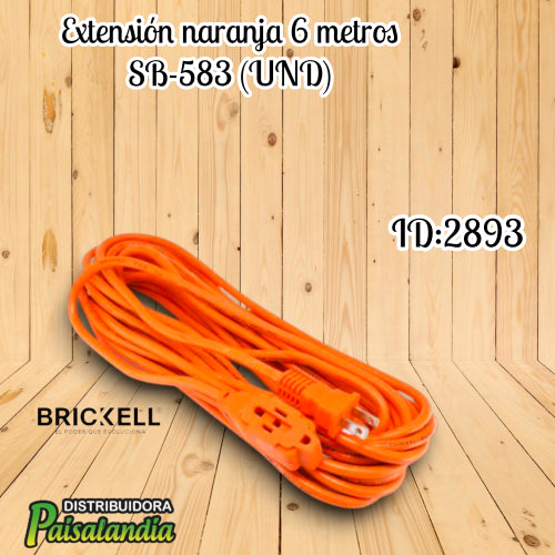Extensión naranja 6 metros SB-583 (UND)