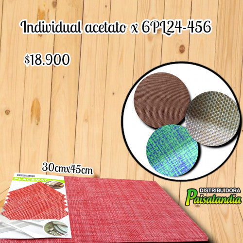Individual de mesa PL24-456 (UND)