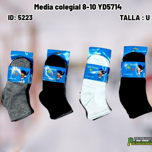 Media colegial 8-10 YD5714 (DC)