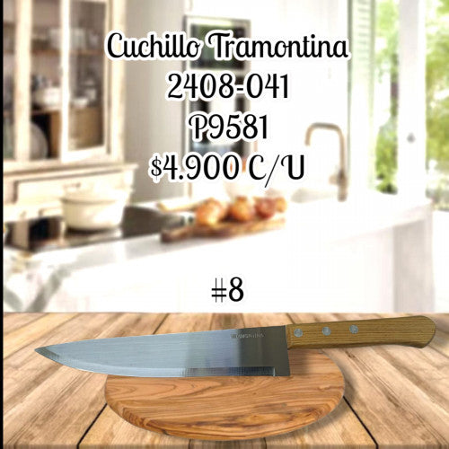 Cuchillo Tramontina #8 2408-041 (UND)