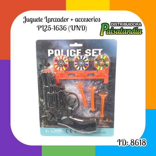Juguete Lanzador + accesorios PL25-1636 (UND)