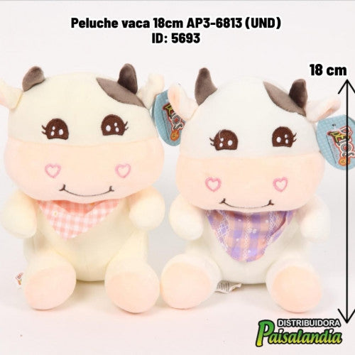 Peluche vaca 18cm AP3-6813 (UND)