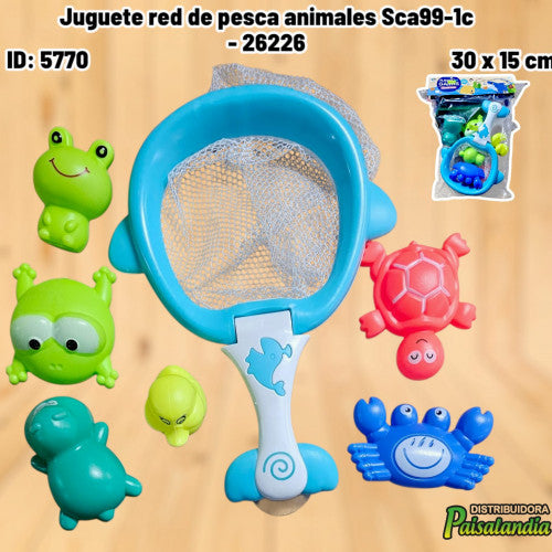 Juguete red de pesca animales Sca99-1c - 26226 (UND)