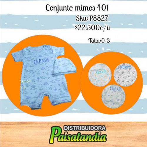 Conjunto mimos tres meses 401 (UND)