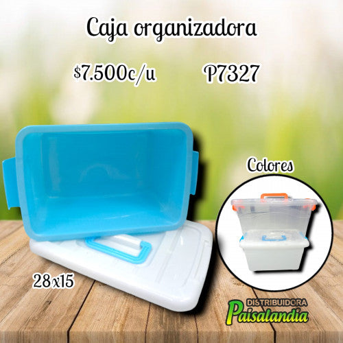 Caja organizadora colores mate 15,5CM