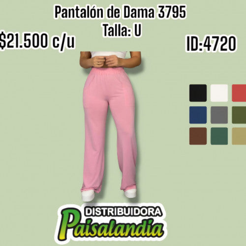 Pantalón de dama 3795