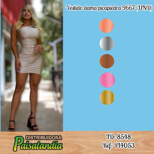 Vestido dama picapiedra 9667 (UND)
