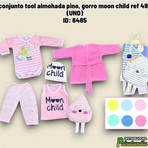 conjunto tool almohada pino, gorro moon child ref 493 (UND)