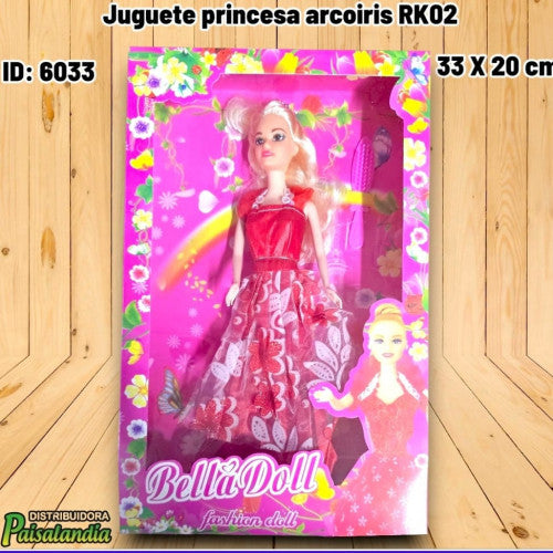 Juguete princesa arcoiris RK02 (UND)