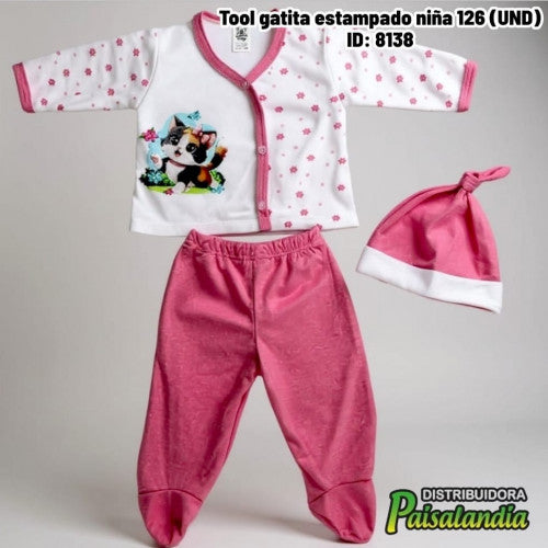 Tool gatita estampado niña 126 (UND)
