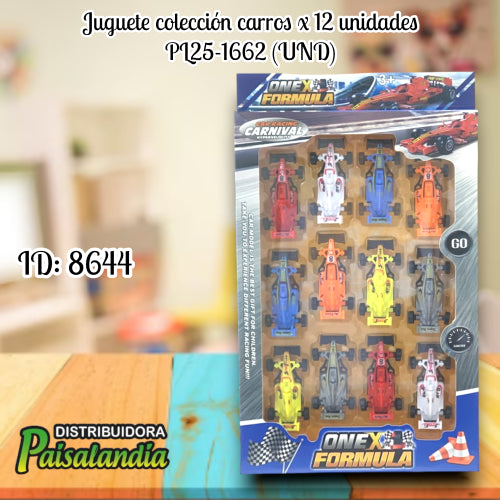 Juguete colección carros x 3 unidades + muñecos PL25-1661 (UND)