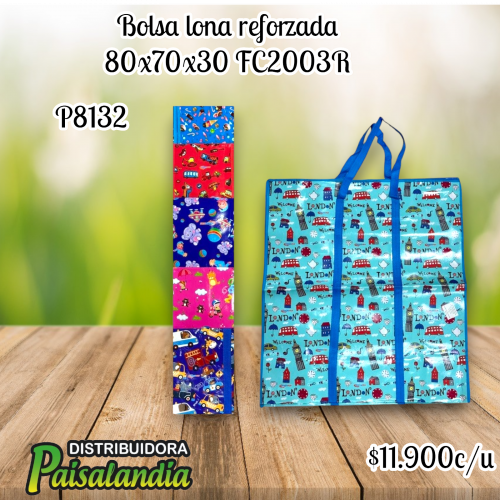 Bolsa lona reforzada  80x70x30 FC2003R