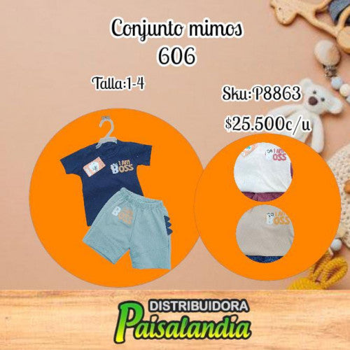 Conjunto mimos T. 1-4 606 (UND)