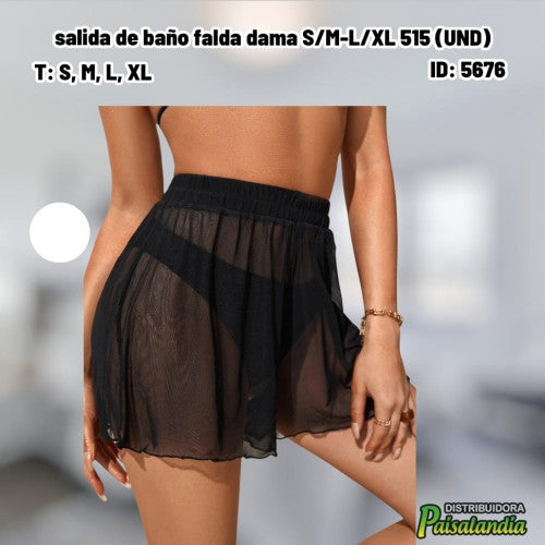 salida de baño falda dama S/M-L/XL 515 (UND)