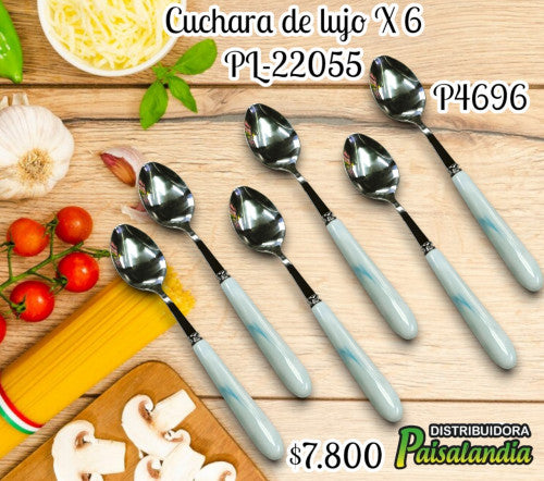 Cuchara de lujo X 6 PL-22055