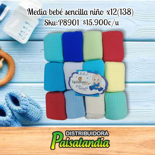 Media bebe sencillo x12 138 (DC)
