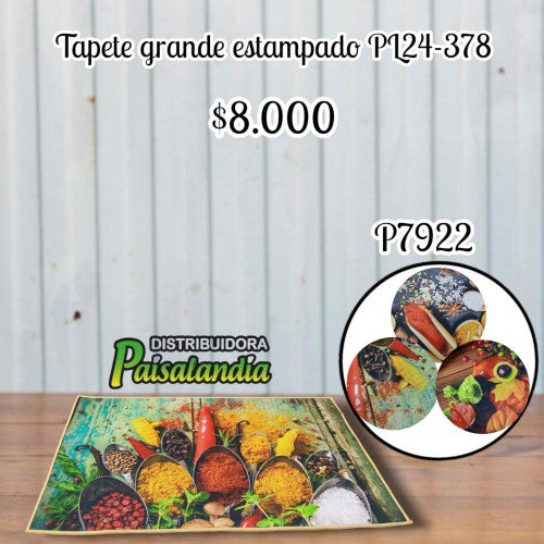 Tapete grande estampado PL24-378 (UND)