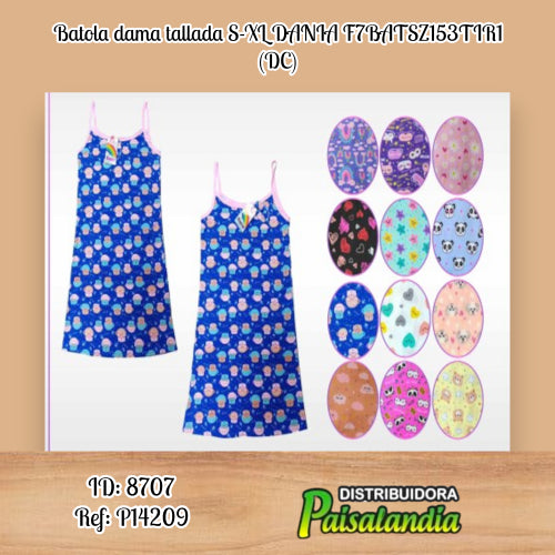 Batola dama tallada S-XL DANIA F7BATSZ153TIR1 (DC)