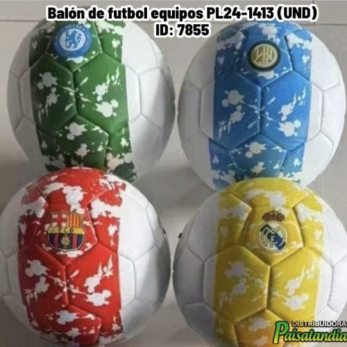 Balón de futbol equipos PL24-1413 (UND)