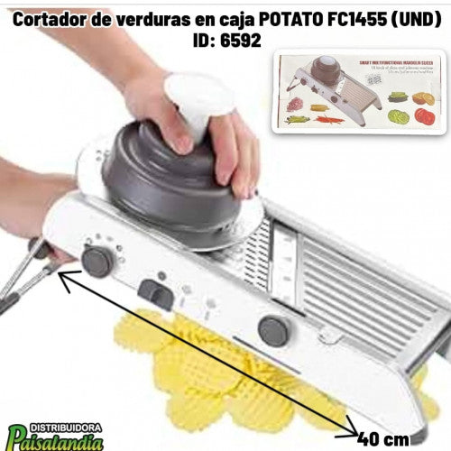 Cortador de verduras en caja POTATO FC1455 (UND)