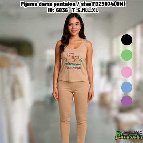Pijama dama pantalon / sisa FDZ3074(UN)