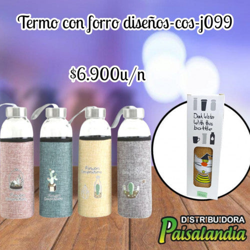 Termo con forro diseños surtidos - COS-J099 (UND)