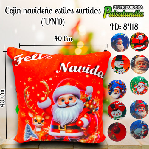 Cojin navideño (UND)