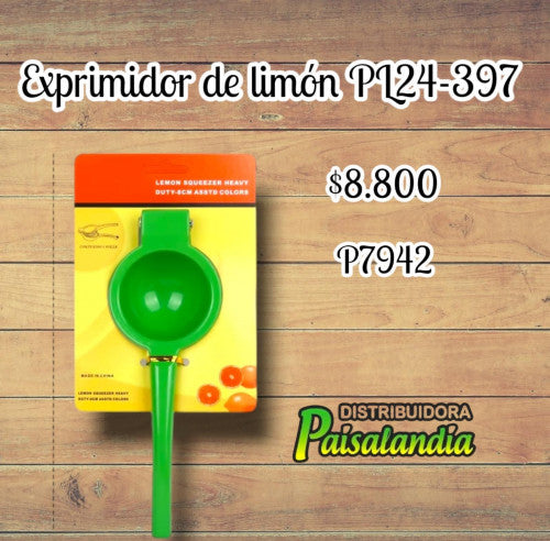 Exprimidor de limón plástico PL24-397 (UND)