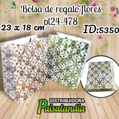 Bolsa de regalo flores PL24-478 (DC)