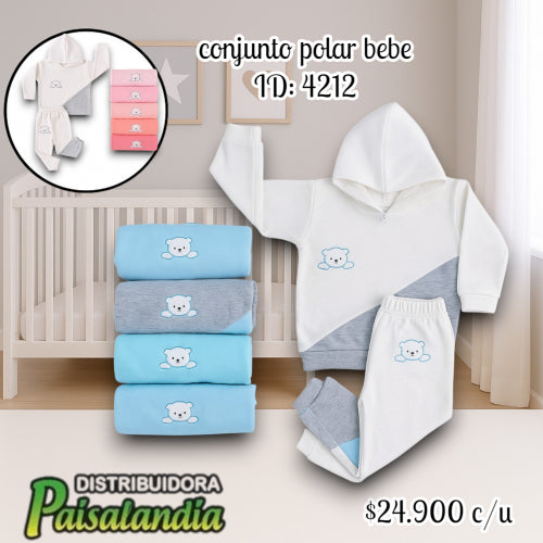 conjunto polar bebe (UND)
