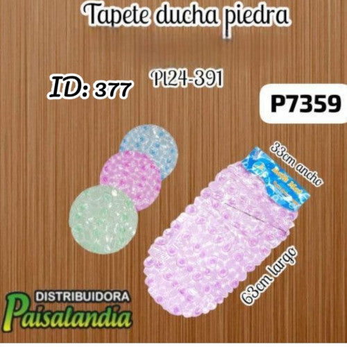 Tapete piedras colores surtidos PL24-391 (UND)