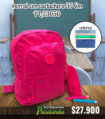 Morral con Cartuchera PL-23050