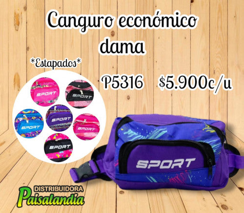 Canguro economico dama/hombre (UND)