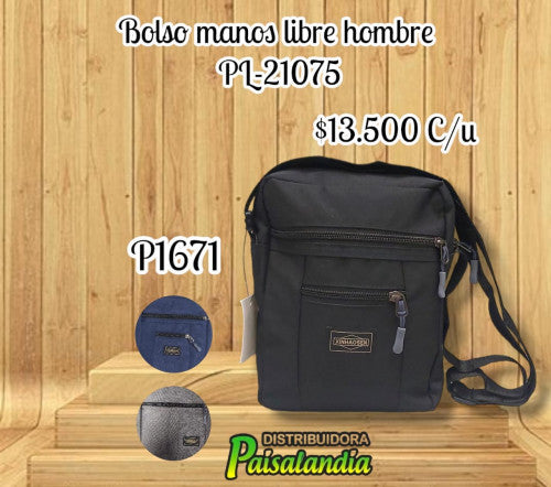 Bolso manos libres de hombre PL-21075