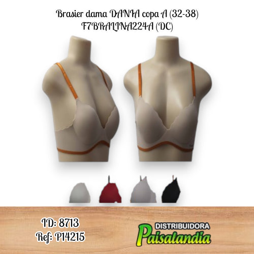 Brasier dama DANIA copa A (32-38) F7BRALINA224A (DC)