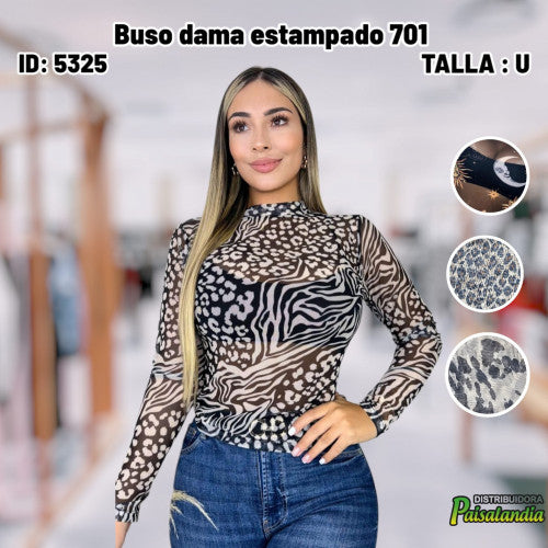 Buso dama estampado 701 (UND)