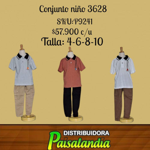 conjunto niño anyitex 3628 (UND)
