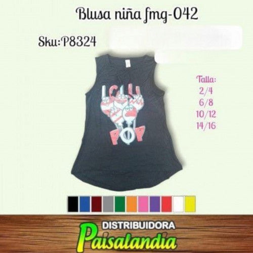Blusa niña fmg042 (DC)