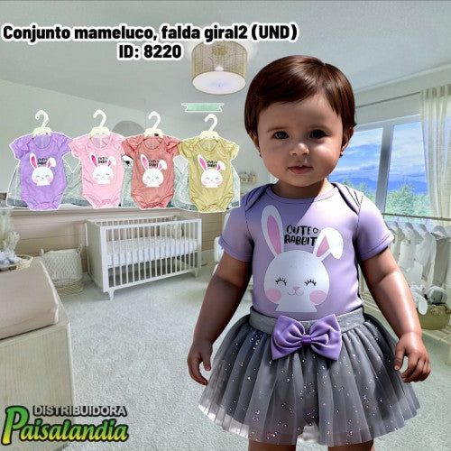 Conjunto mameluco, falda giral2 (UND)