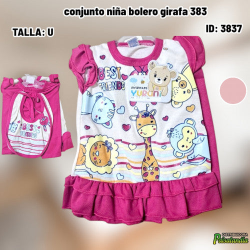 conjunto niña bolero Jirafa 383 (UND)
